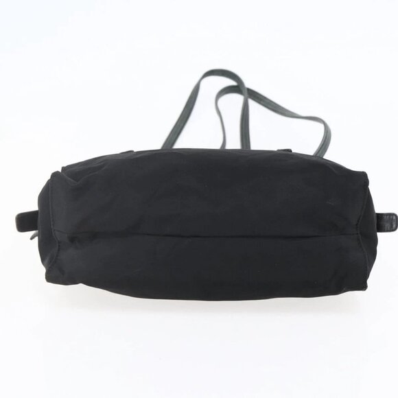 PRADA Shoulder Bag Nylon Black Silver Auth - Picture 8 of 16